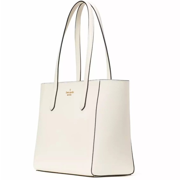 New Kate Spade Staci Medium Tote Saffiano Leather Meringue - Picture 2 of 4